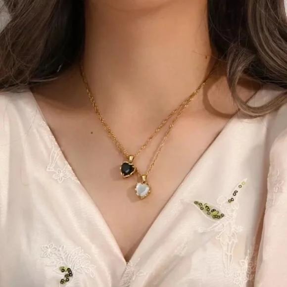 NEW LUXURY 18K GOLD DIAMOND CHAIN NECKLACE, NICE NECKLACE, CUTE NECKLACE - Picture 4 of 9